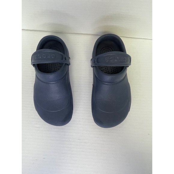Crocs womens size 7 clogs bistro blue slip resistant comfort lightweight - Picture 1 of 16